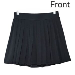Indero Pleated Black Tennis Skirt